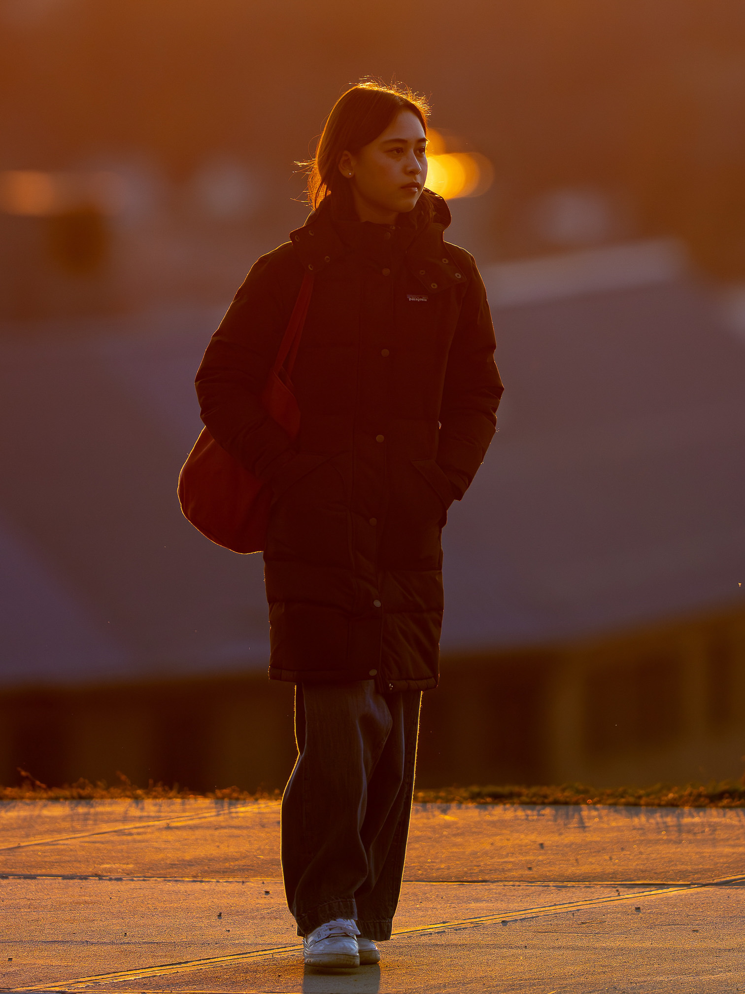 Sunset Time at Cornell Libe Slope
